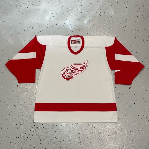 Nike Other - Vintage Detroit Red Wings Nike Team Blank Jersey Size Large White